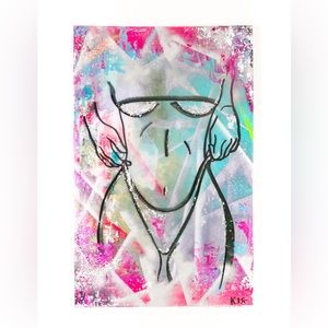 Original Painting, Textured Art, Fluid Art, Home Decor, NEW